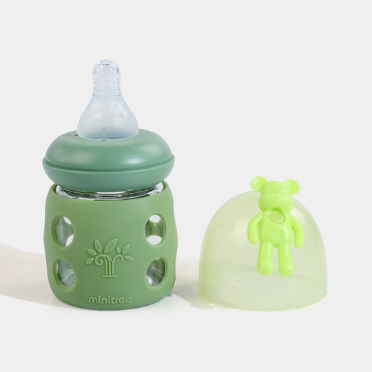 Minitree Newborn Baby Glass Feeder with Silicone Cover | 60Ml