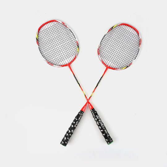 BADMINTON RACKET PAIR WITH CARRYING BAG