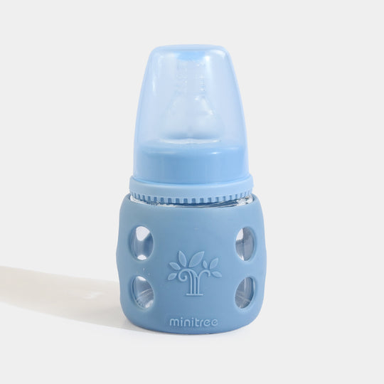 Minitree Newborn Baby Glass Feeder with Silicone Cover | 60Ml