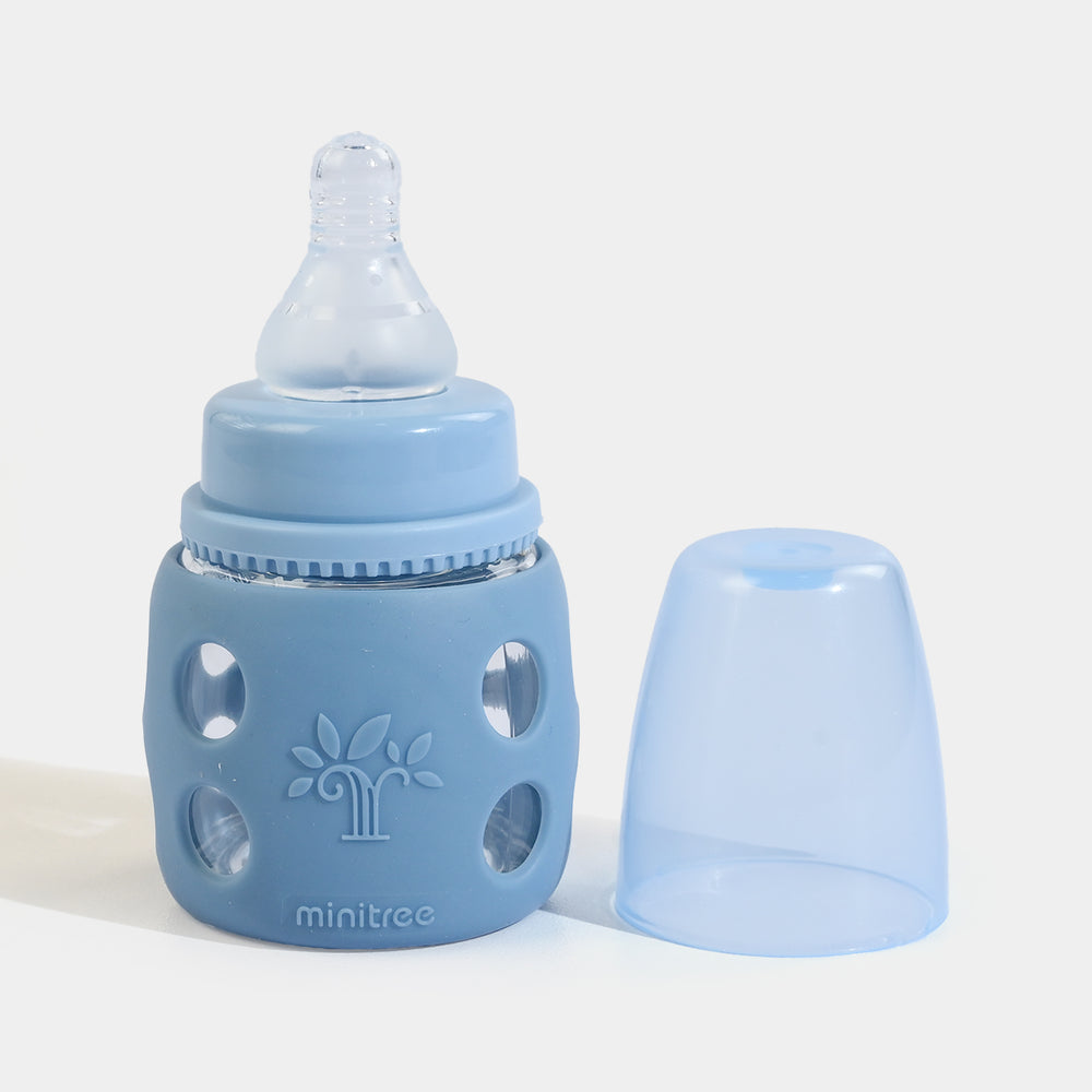 Minitree Newborn Baby Glass Feeder with Silicone Cover | 60Ml