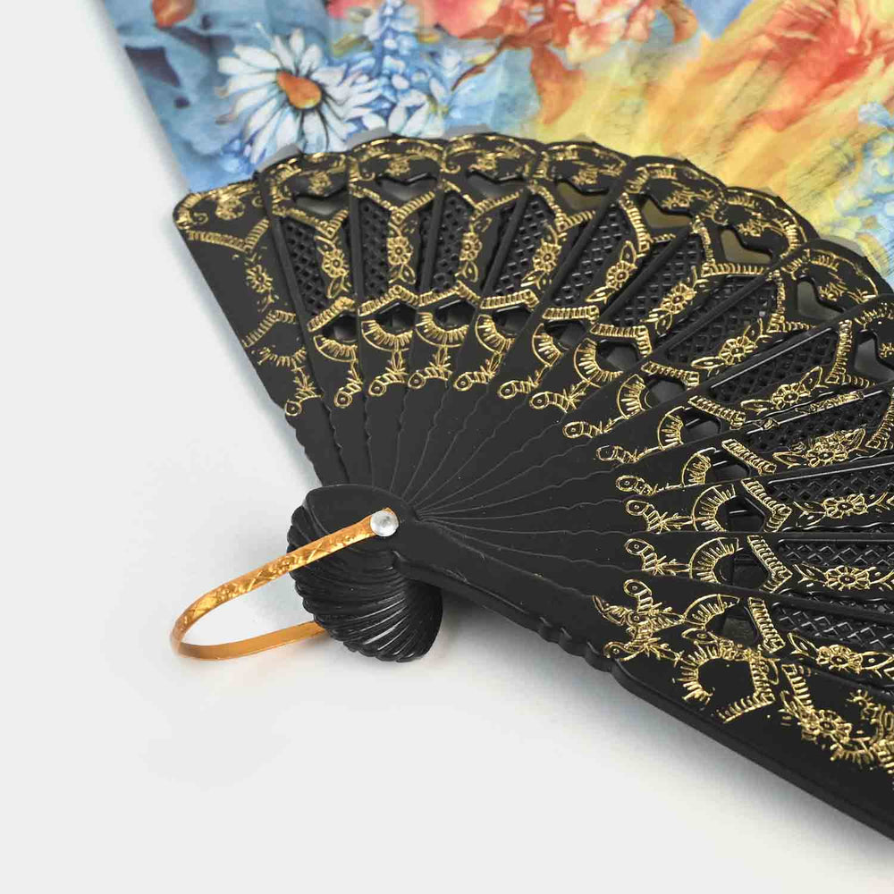 Décor Plastic Folding Hand Fan