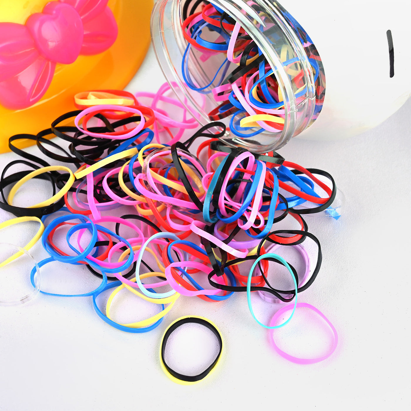 Plastic Rubber Bands With Box