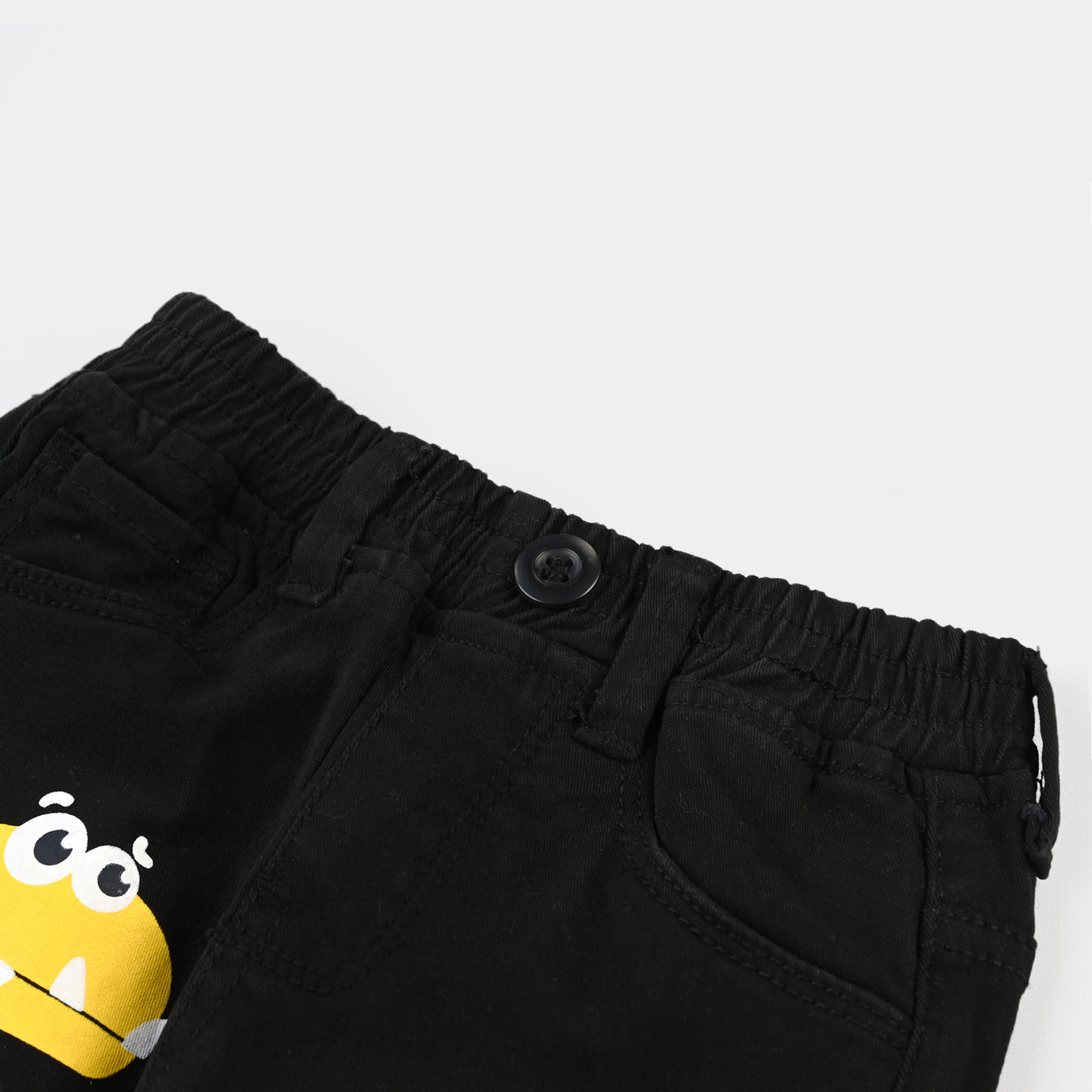 Infant Boys Twill Pant Dino - BLACK