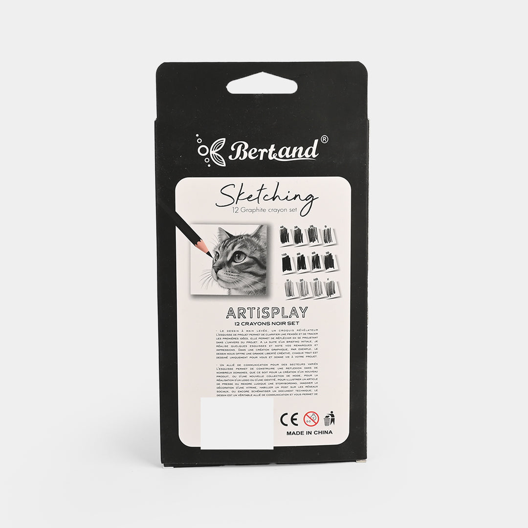 Bertand Sketching Pencil Set (12 Pieces)