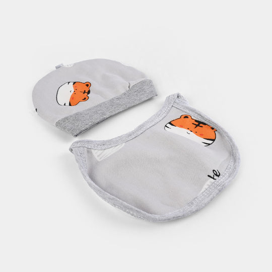 Winter Cap & Bib Set | 3-9M