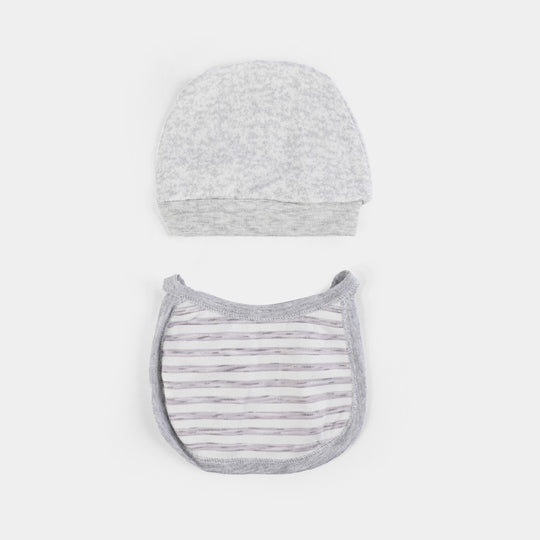 Winter Cap & Bib Set | 3-9M