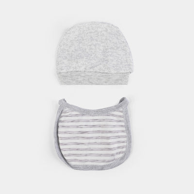 Winter Cap & Bib Set | 3-9M