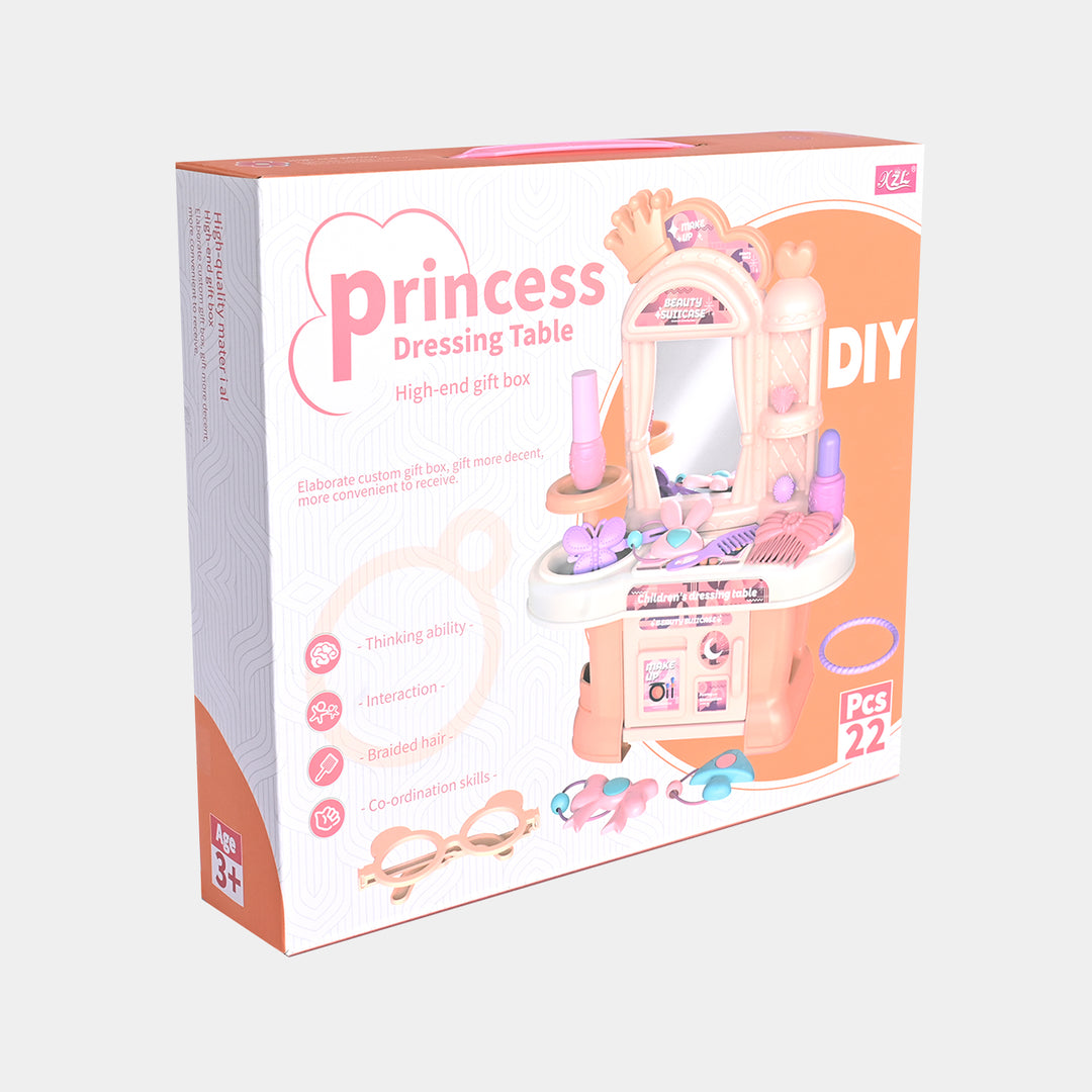 Princess Dressing Table Play Set for Girls