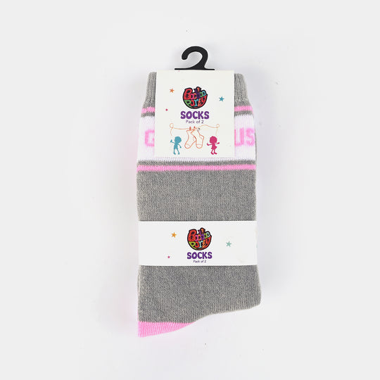 Girls Pack of 2 Socks Gorgeous-mIX