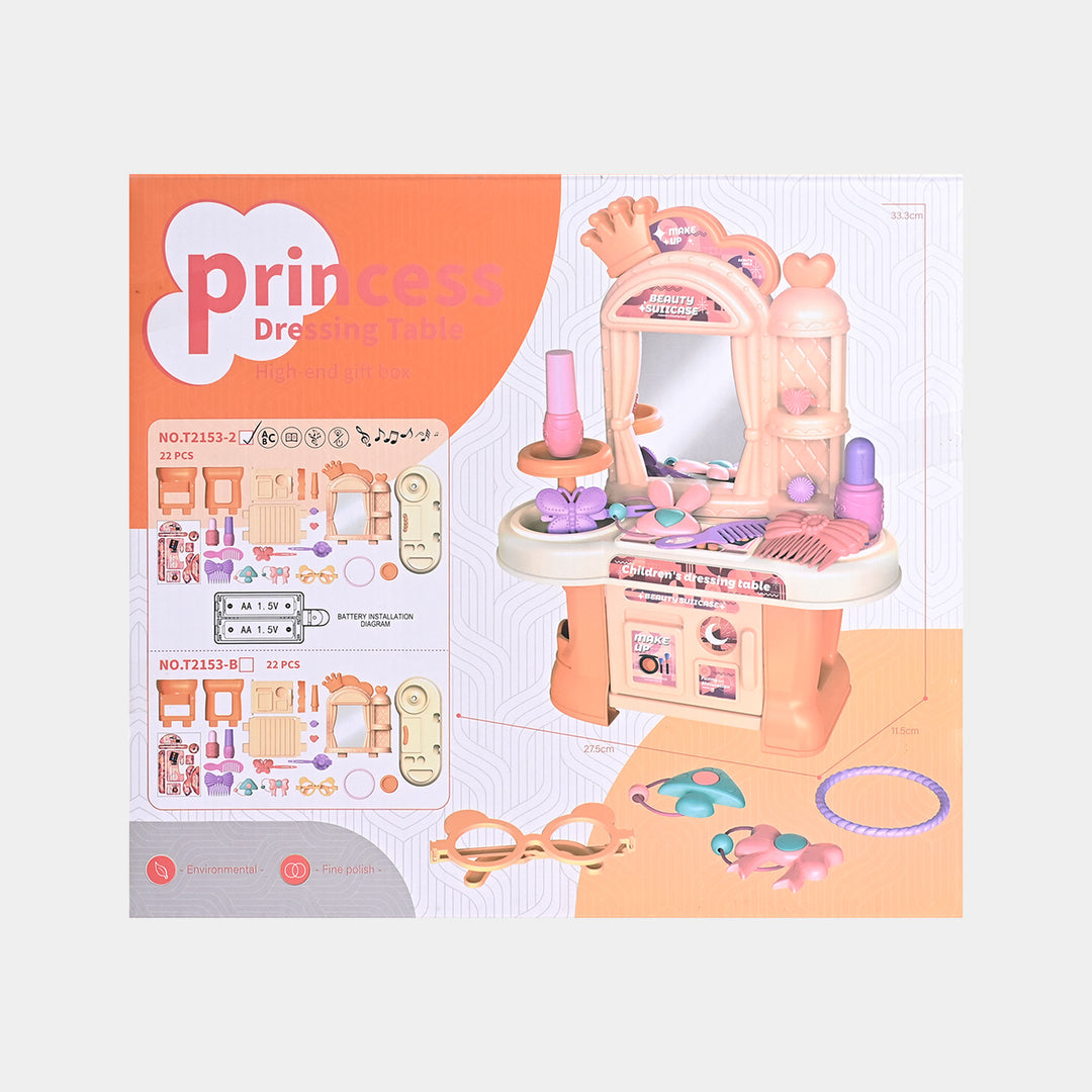 Princess Dressing Table Play Set for Girls