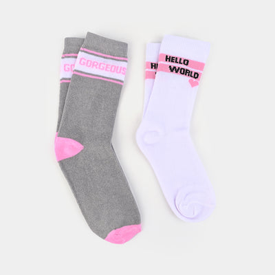 Girls Pack of 2 Socks Gorgeous-mIX