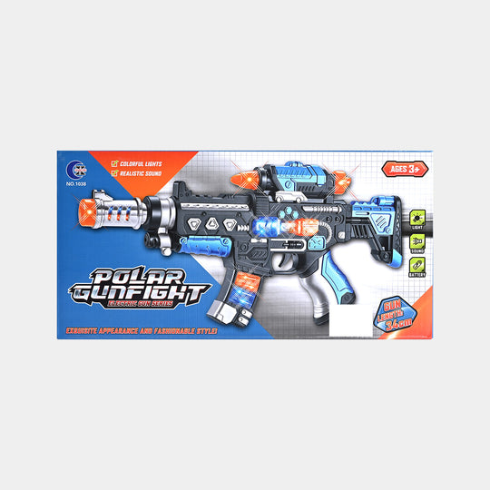 Electric Super Gun Toy with Light Sound