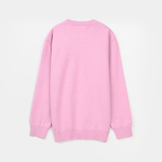 Girls F/S Sweater Friday-C.Pink