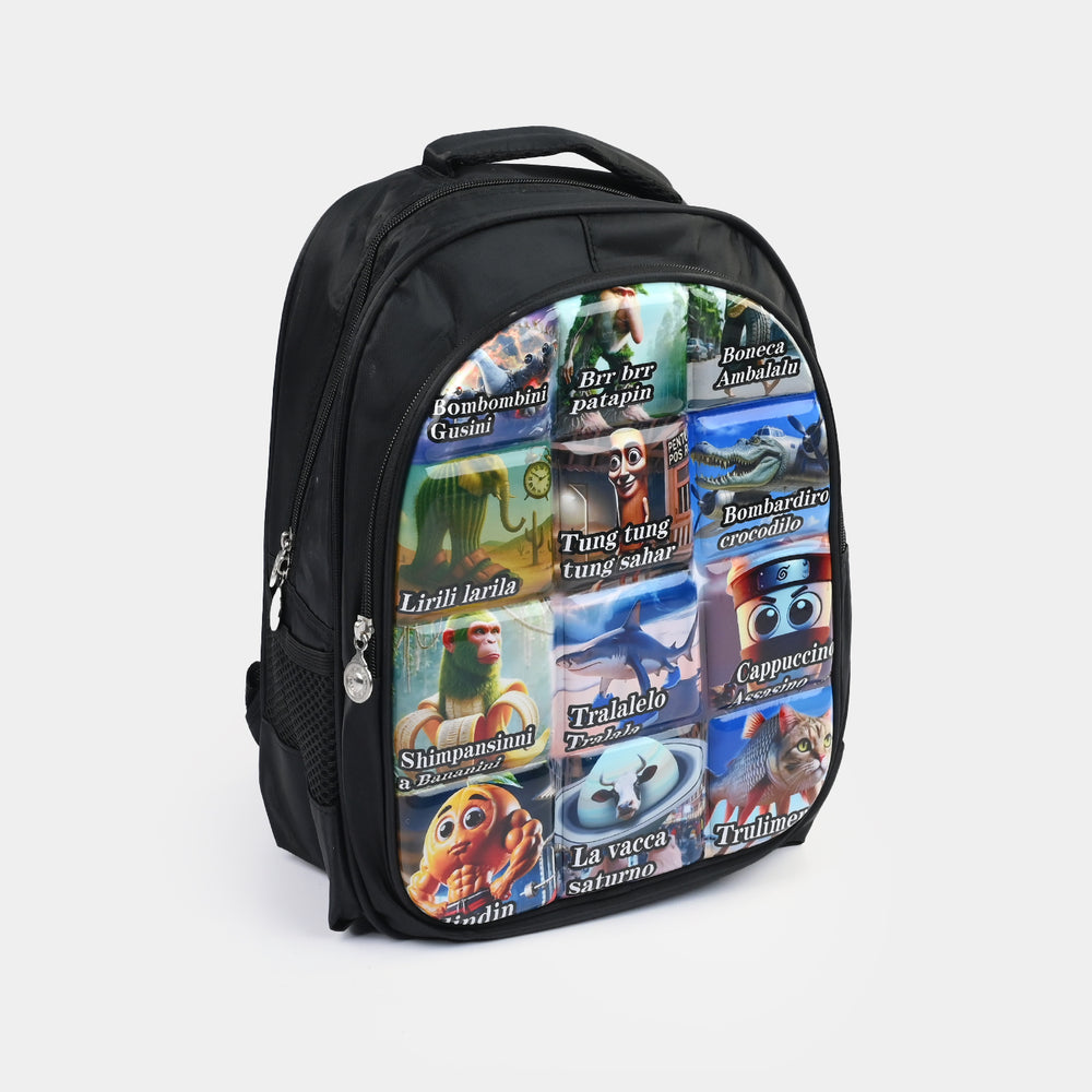 Cute Character Kids School Backpack