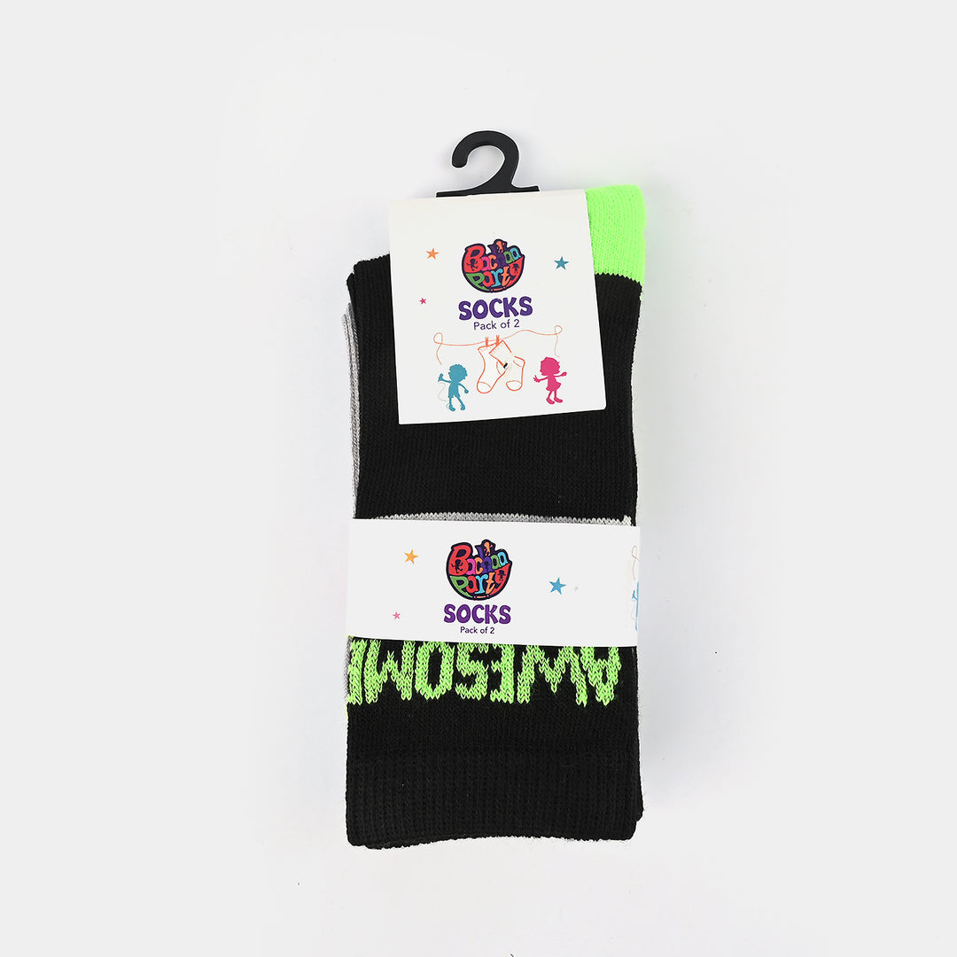 Boys Pack of 2 Socks Awesome-mIX