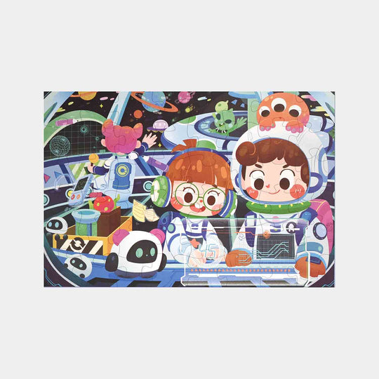 Puzzle Set Exploring Aliens | 48Pcs