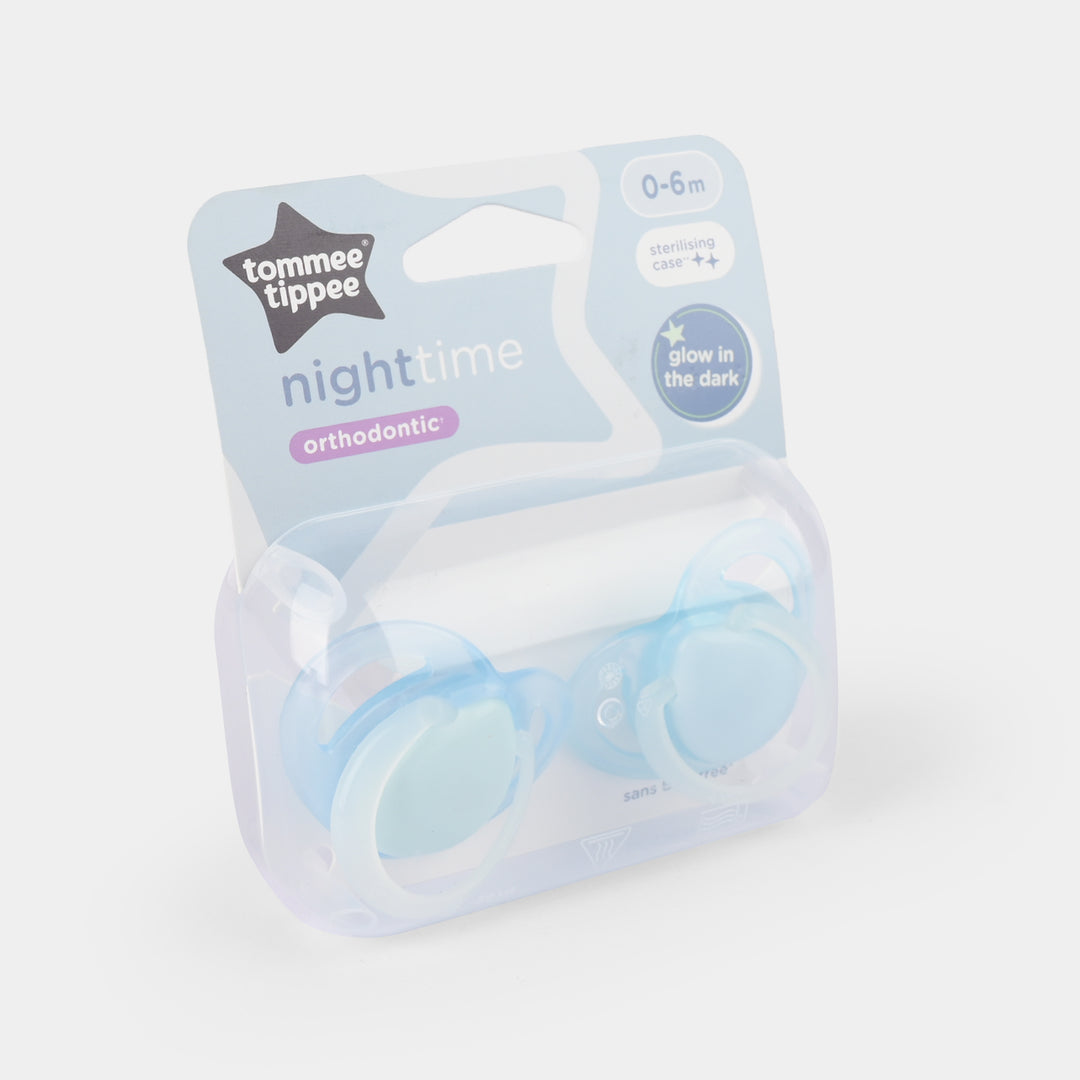 Closer to Nature Night Time 2 Orthodontic Soothers 0-6M