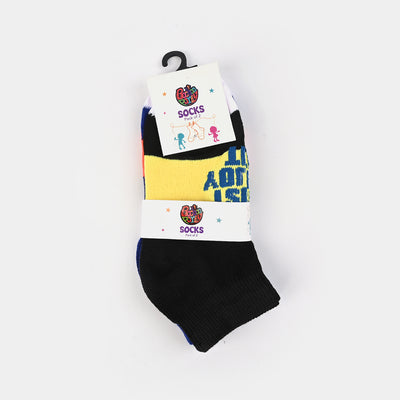 Boys Pack of 2 Socks Just Enjoy It-mIX