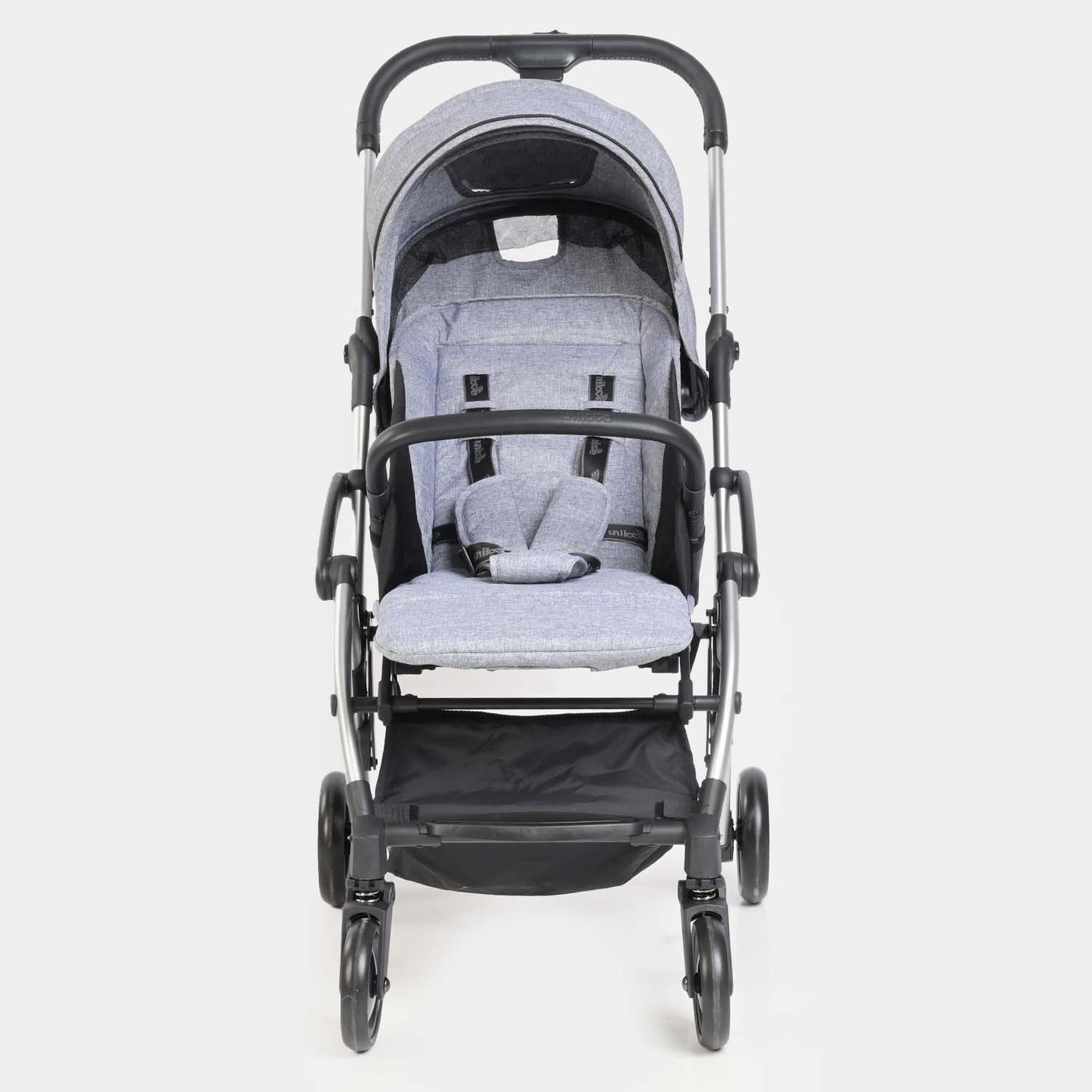 Baby Stroller Reversible Handle-Frost Grey