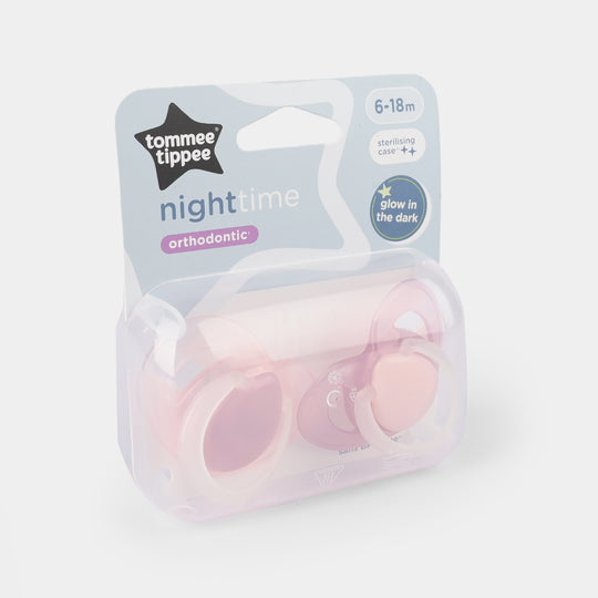 Closer to Nature Night Time 2 Orthodontic Soothers 6-18M