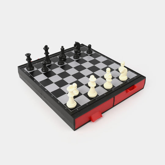 2-in-1 Chess & Snakes and Ladders Board Game Set
