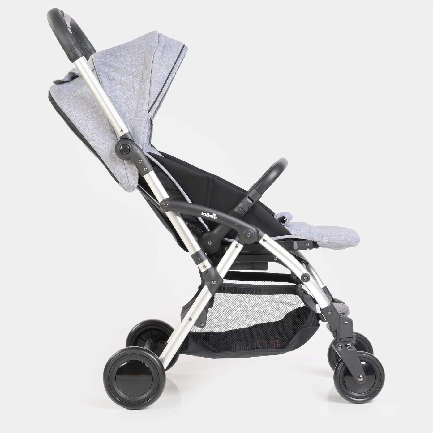 Baby Stroller Reversible Handle-Frost Grey