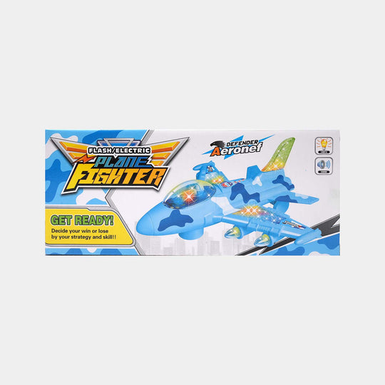 Electric Plane With Light & Music Toy