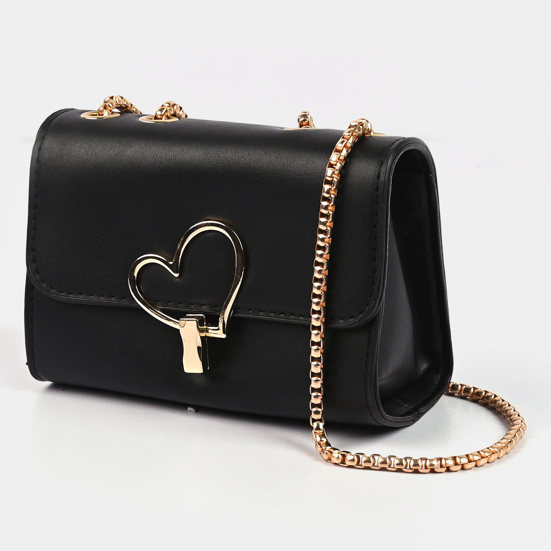 Girls Fashion Small Handbag-BLACK Price in Pakistan Bachaa Party