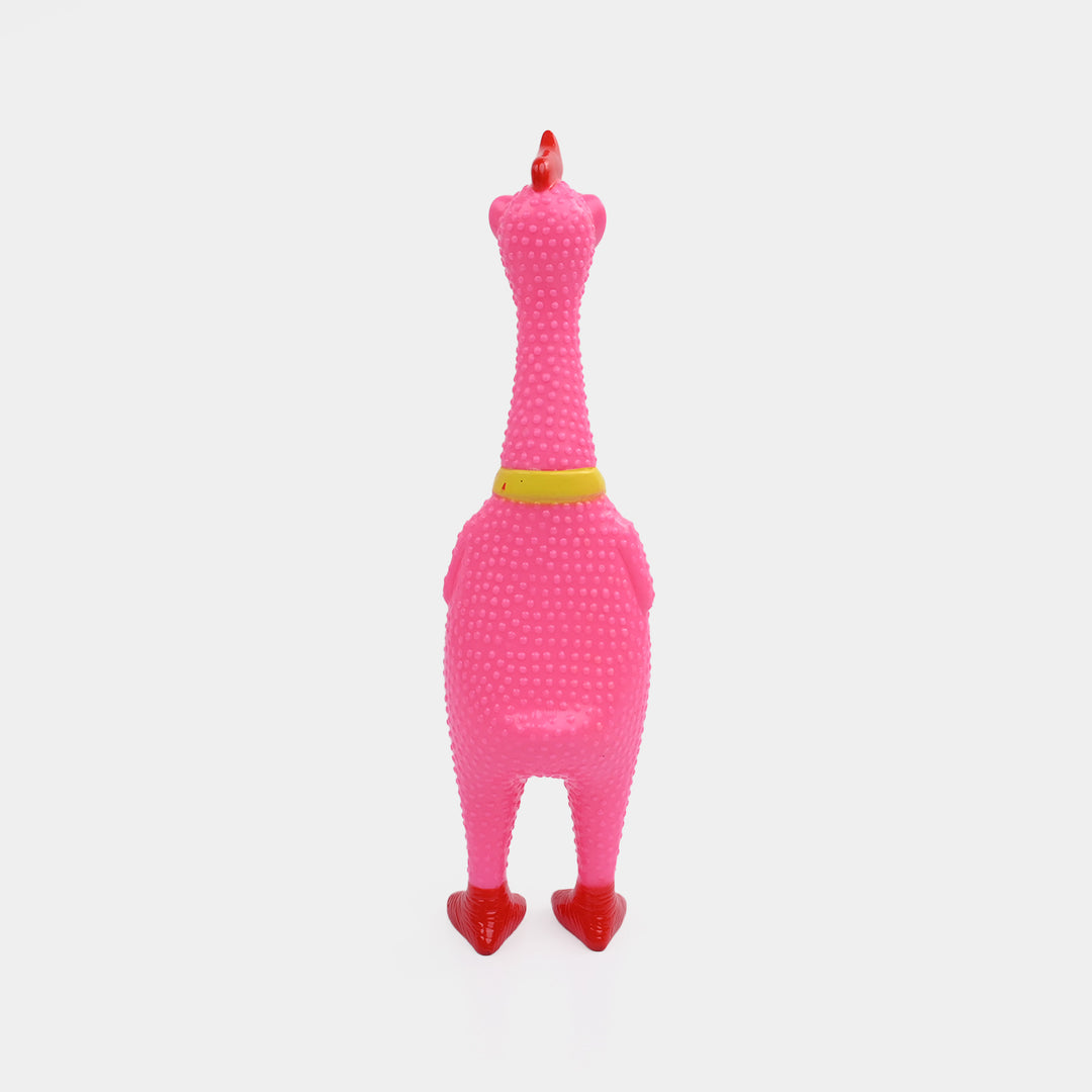 Classic Squeaky Rubber Chicken Toy