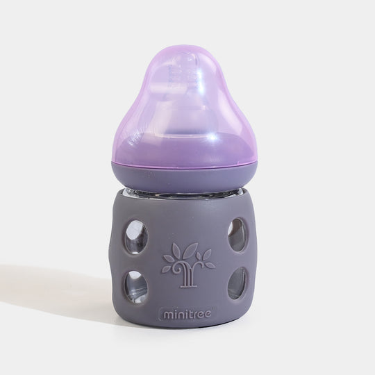 Minitree Newborn Baby Glass Feeder with Silicone Cover | 60Ml