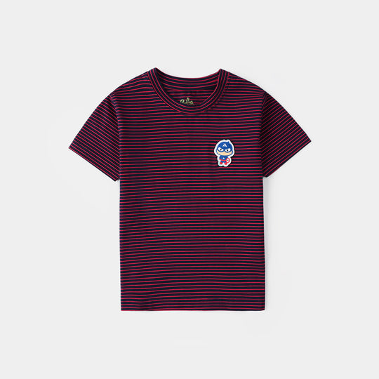 Infant Boys Jersey/Terry T-Shirt Character - Maroon