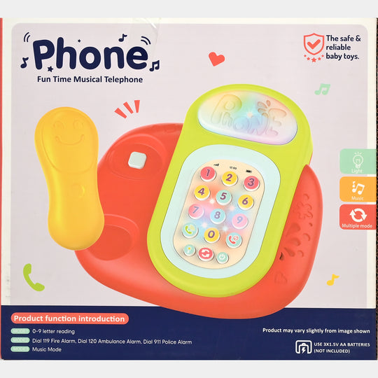 Telephone With Sound & Light For Kids