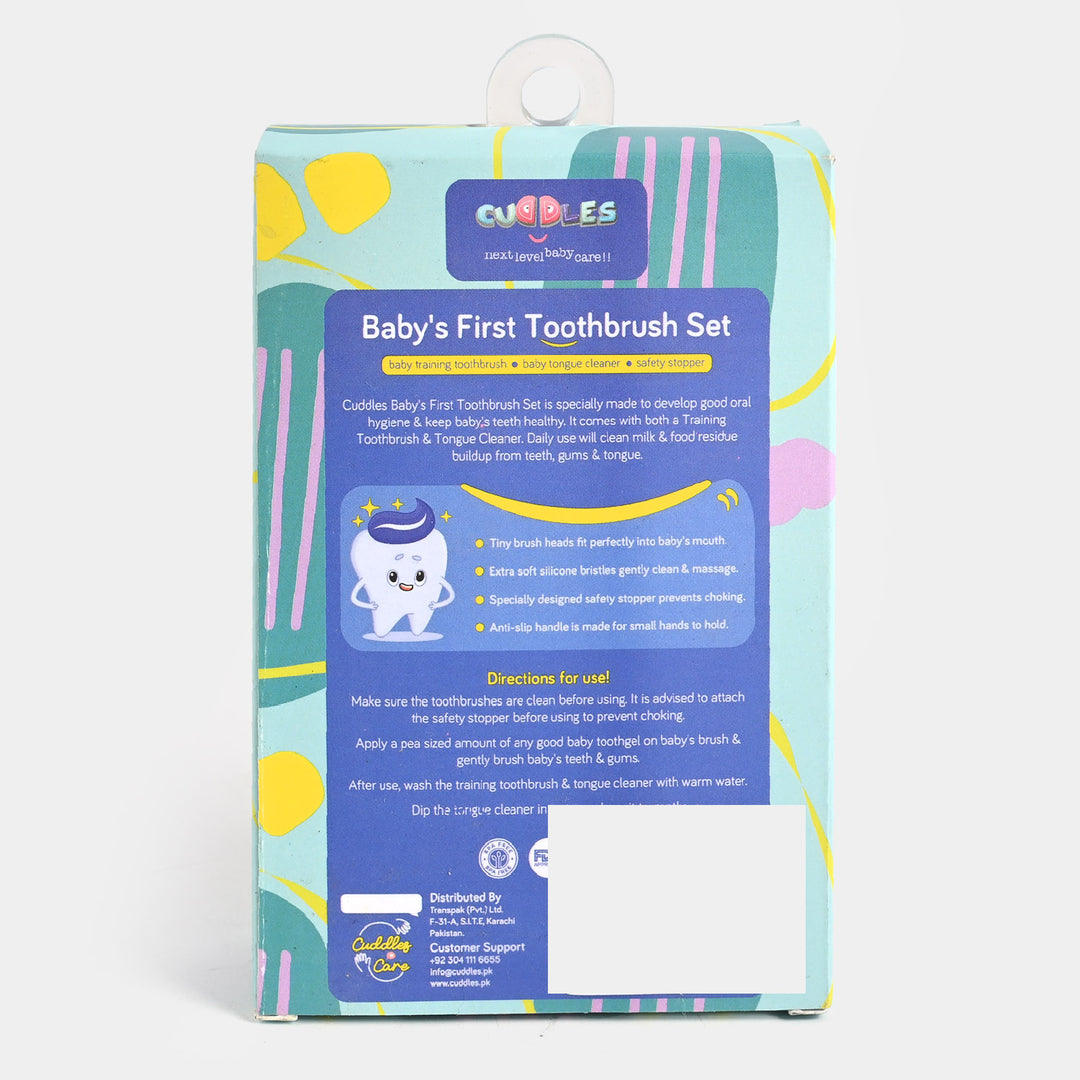 Cuddles Baby First Toothbrush Set