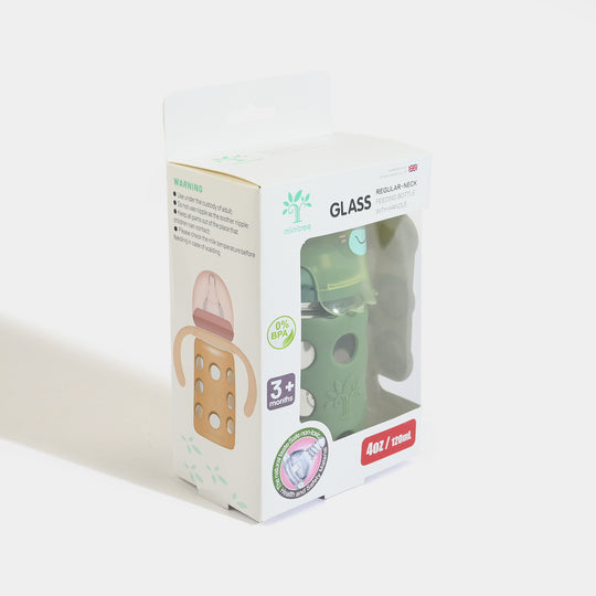 Minitree Newborn Baby Glass Feeder with Silicone Cover (120ml / 4oz)