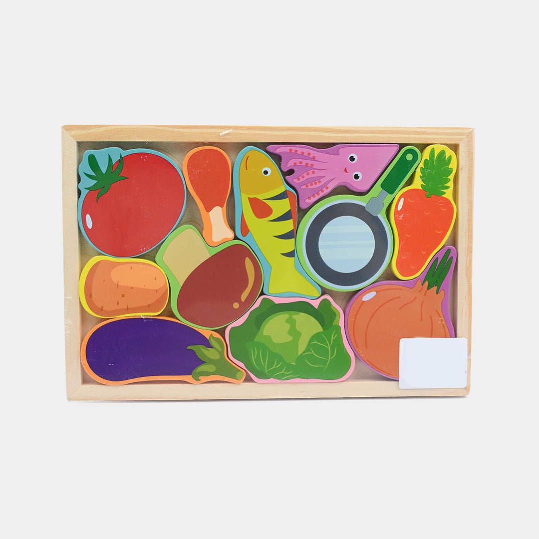 Educational Wooden Jigsaw Puzzle Board