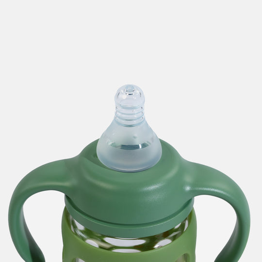 Minitree Newborn Baby Glass Feeder with Silicone Cover (120ml / 4oz)
