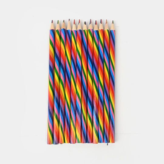 Rainbow Stripe Color Pencils