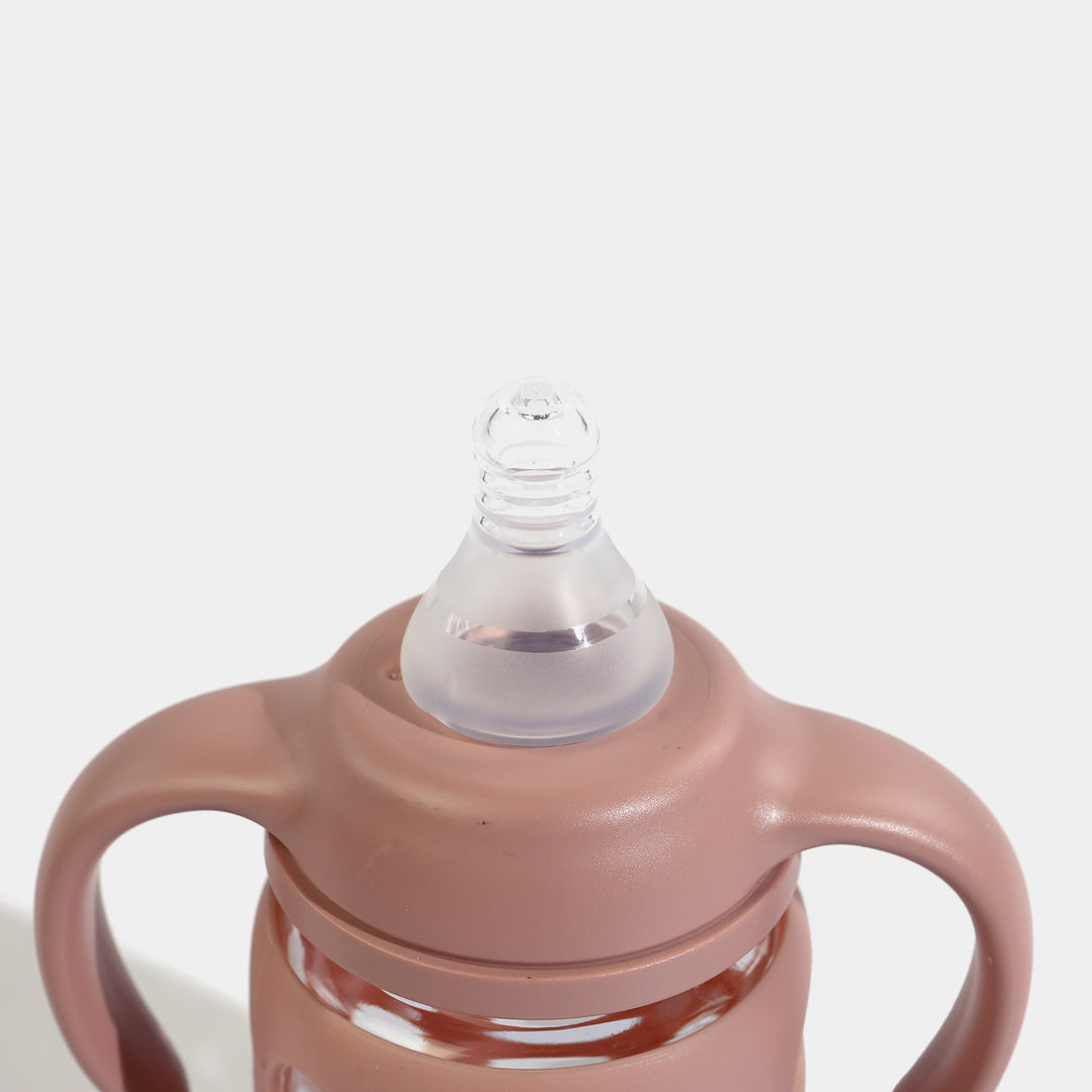 Minitree Newborn Baby Glass Feeder with Silicone Cover (120ml / 4oz)