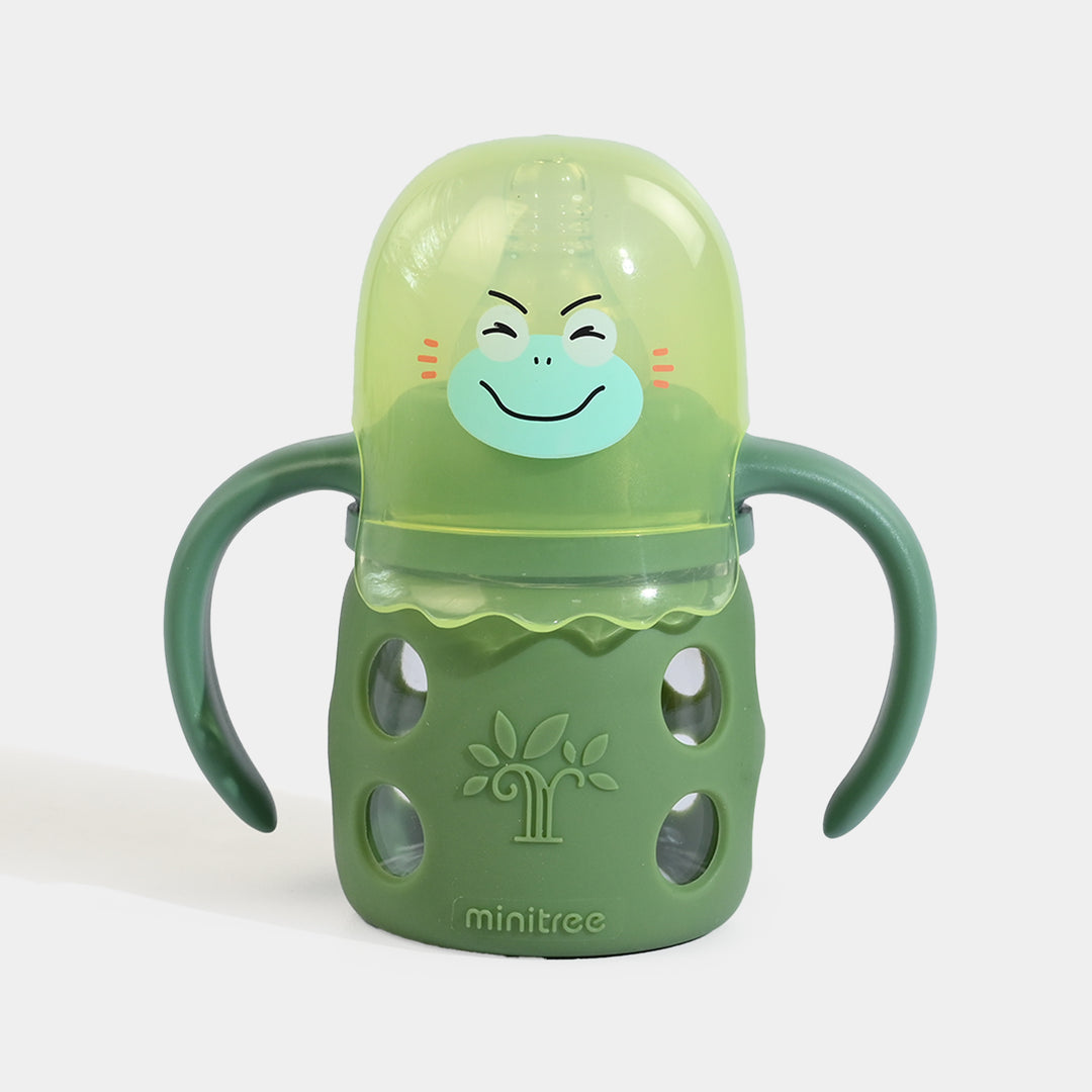 Minitree Newborn Baby Glass Feeder with Silicone Cover | 60Ml