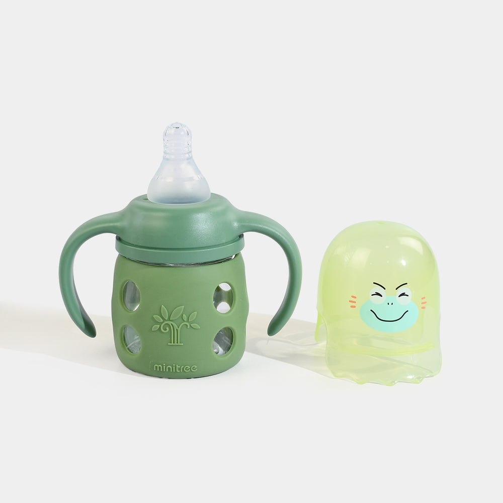 Minitree Newborn Baby Glass Feeder with Silicone Cover | 60Ml