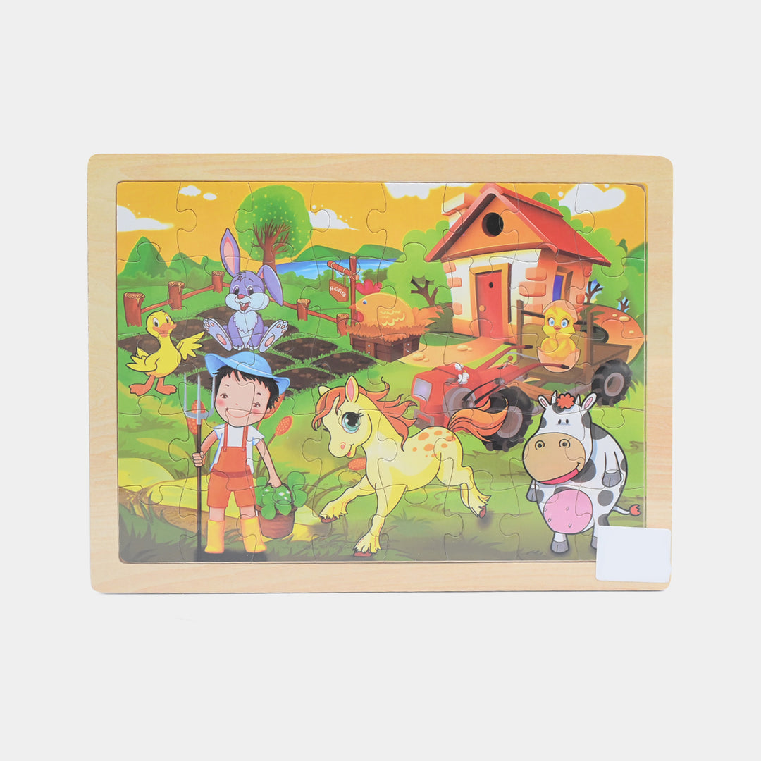 Educational Wooden Jigsaw Puzzle Board