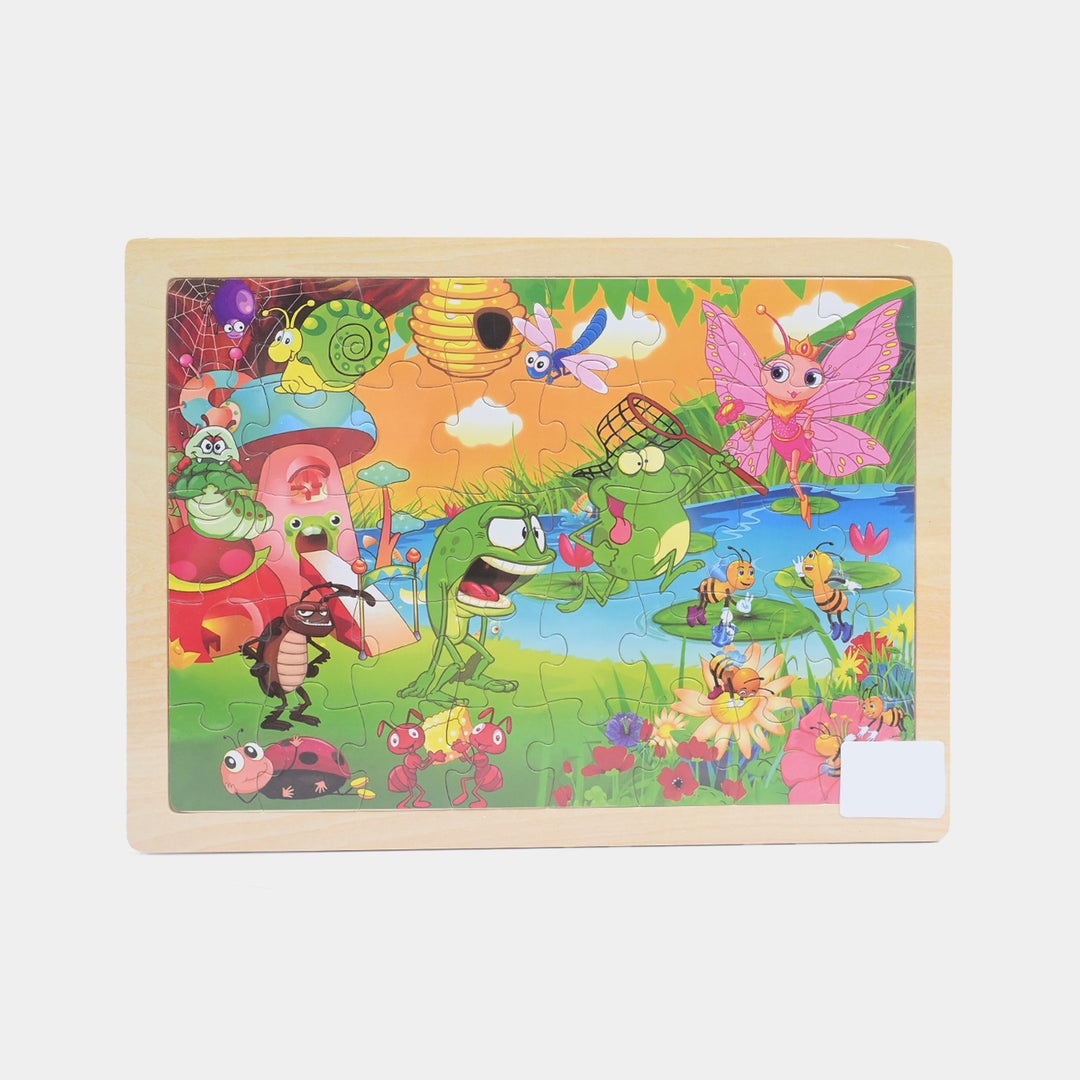 Educational Wooden Jigsaw Puzzle Board