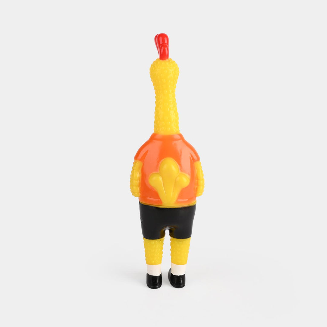 Classic Squeaky Rubber Chicken Toy