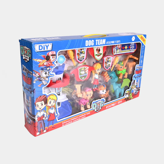 DIY Dog Team Assembly &amp; Rescue Tower Playset