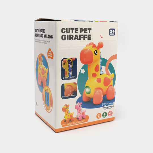 Giraffe With Light & Music For Kids