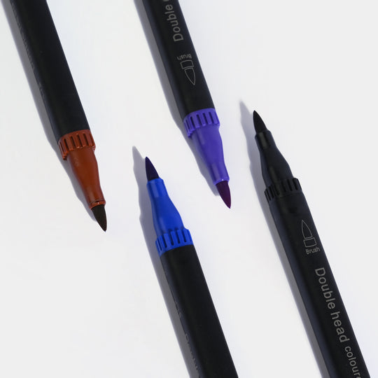 DOUBLE SIDED MARKER MULTICOLOR 12 PCS