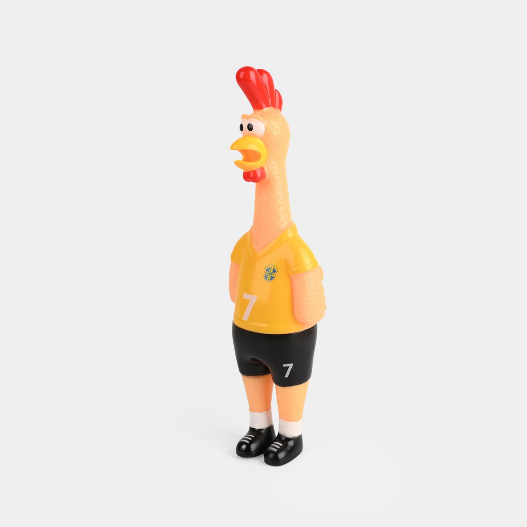 Classic Squeaky Rubber Chicken Toy