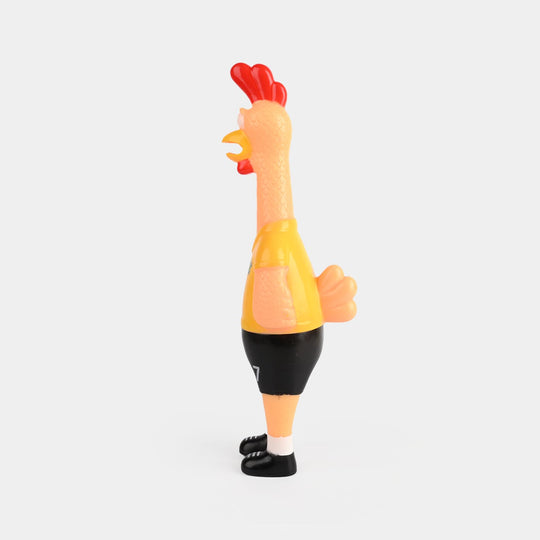 Classic Squeaky Rubber Chicken Toy