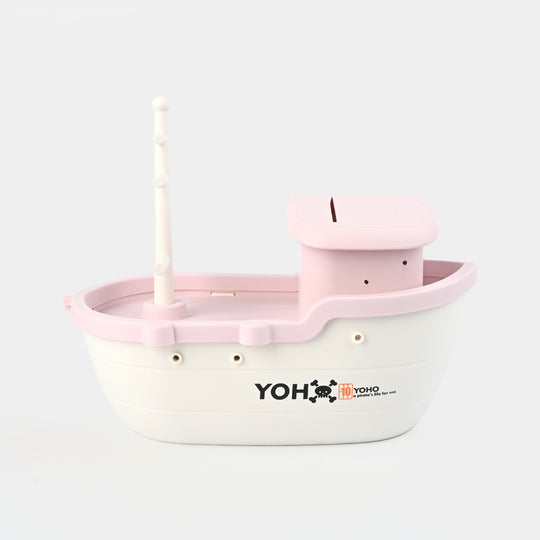 Ship Money Box for Saving Coins for Kids