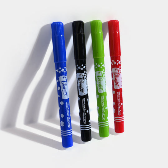Washable Marker 06Pcs